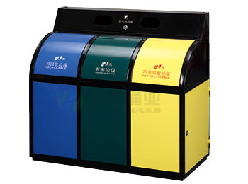 三色分類鋼制垃圾桶HT-GZ5980,不銹鋼,垃圾桶,HT-BXG1400,不銹鋼,垃圾桶,HT-