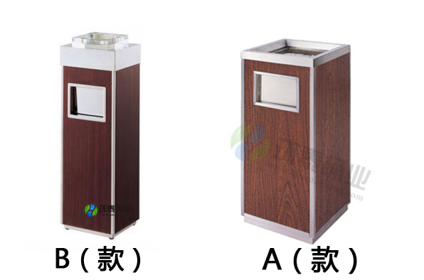 室內靠墻鋼制垃圾桶