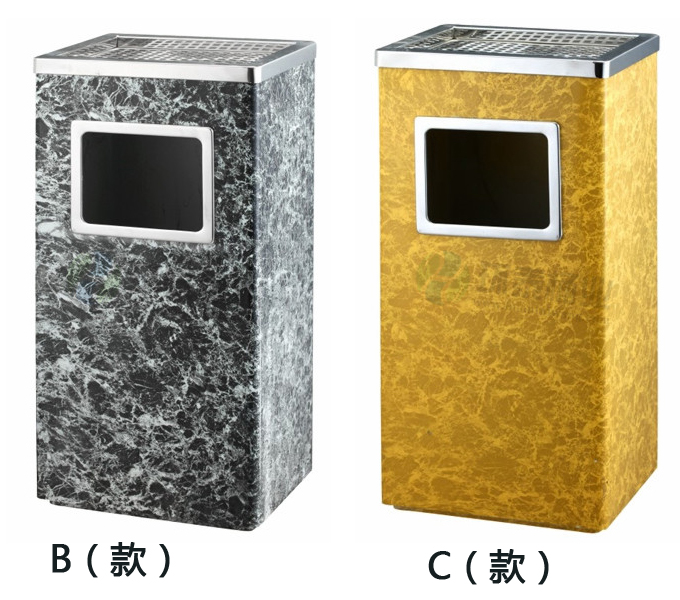 仿石長方形麗格室內垃圾桶